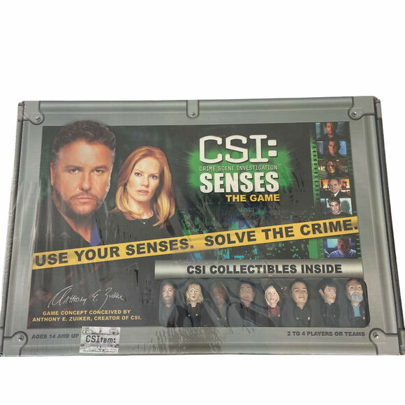 CSI Board Game Crime Scene TV Show Detective Police Investigation New Sealed Box